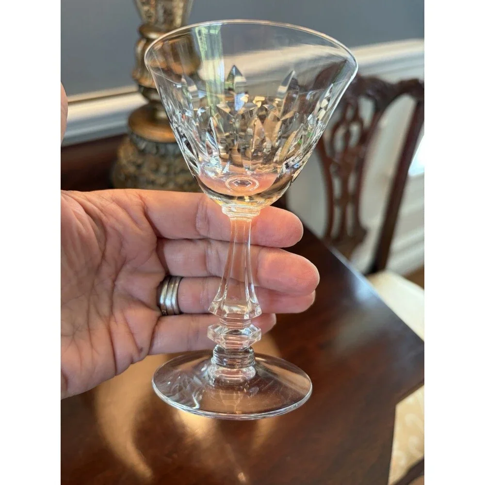 Vintage Hawkes Tally Ho Pattern Liquor Cocktail Glasses Set of 5